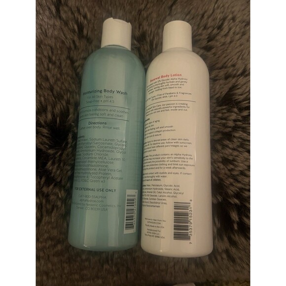 Alpha Skin Care Body Wash + Body Lotion 12oz - Picture 2 of 3